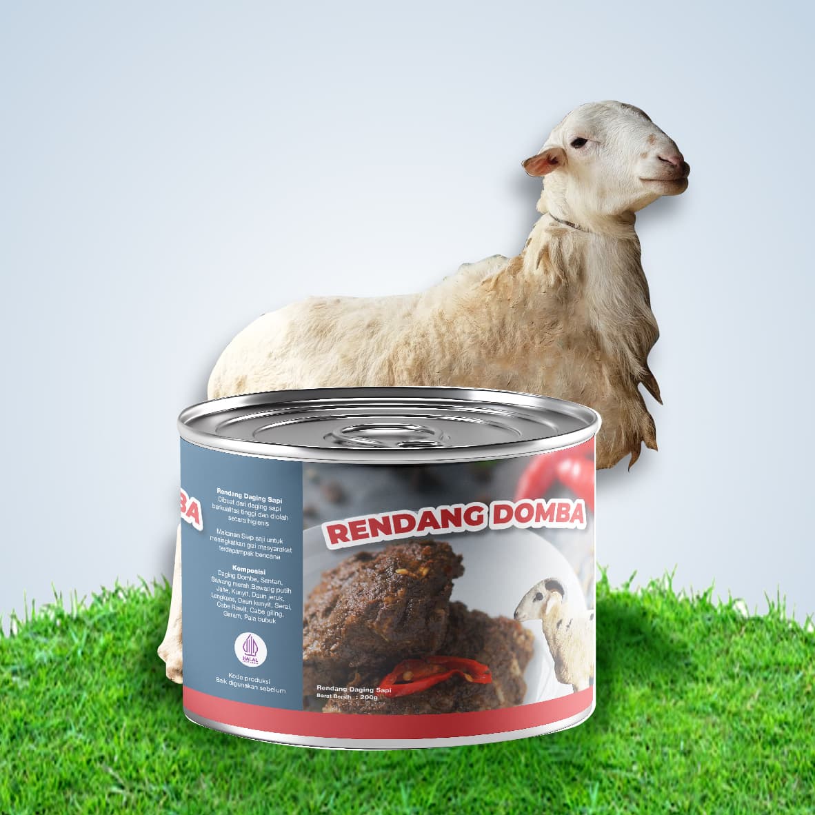 Qurban Kaleng Rendang Domba