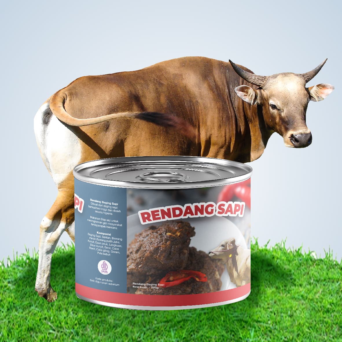 Qurban Kaleng Rendang Sapi