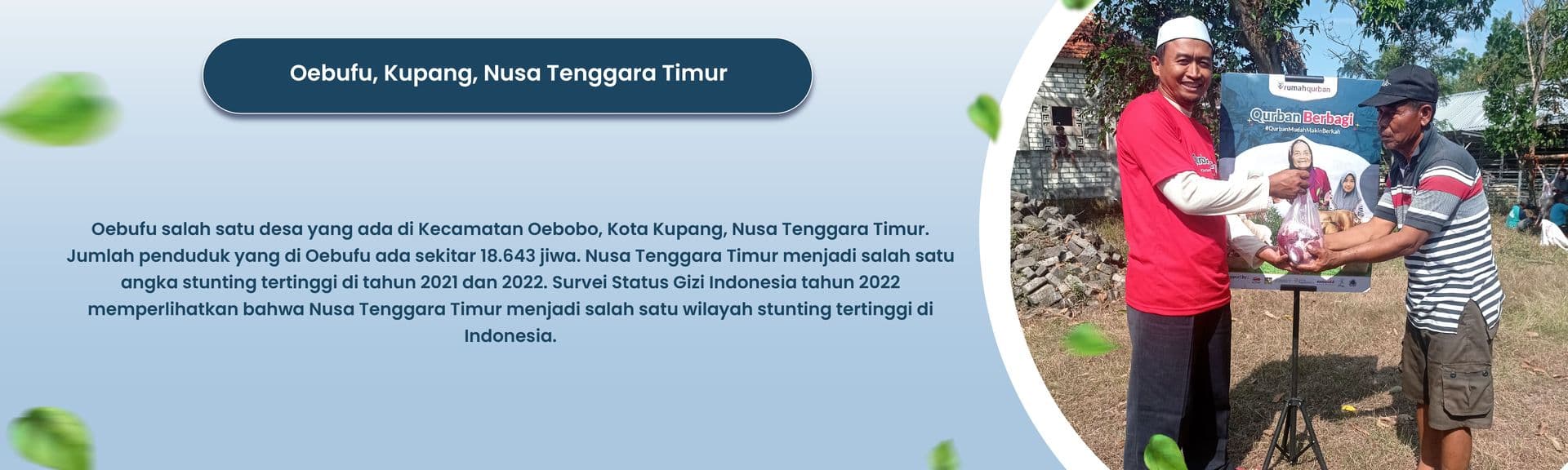 Qurban Berbagi Sapi di Desa Oebufu Kupang